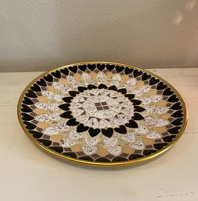 Mosaic Heart Plate 11.25 Inches Used • $40.50