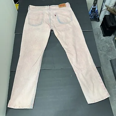 Mens Levi’s 511 Jeans Cotton Candy Pink Faded Wash Denim - 36  X 30  • $19.99