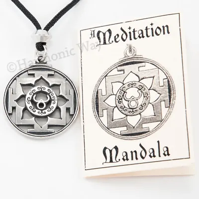 MEDITATION Mandala Necklace Pendant Trisula Yantra Talisman Enlightenment ENERGY • $19.99