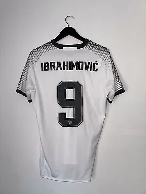 Manchester United Third 2016/17 Football Shirt Jersey Adidas #9 Ibrahimovic / M • £41.99