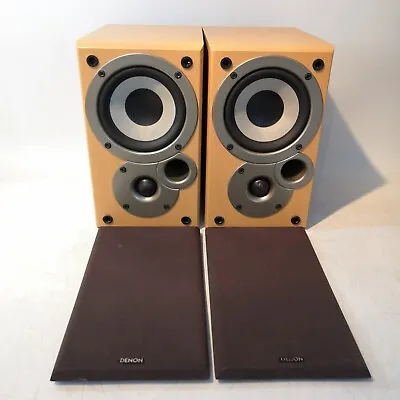 MISSION For DENON SC-M50 High Quality 2 Way Bookshelf Speakers • £46