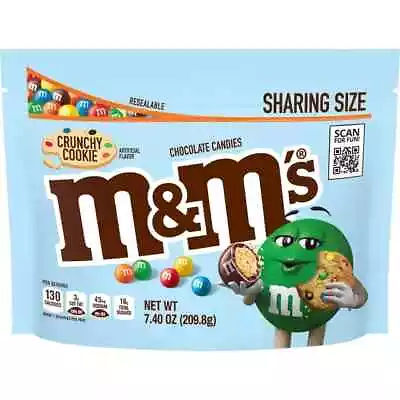 M&M’s Crunchy Cookie Milk Chocolate Candy Sharing Size – 7.4 Oz Bag • $7.99