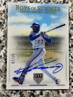 2023 Panini Chronicles Vladimir Guerrero Boys Of Summer Holo Gold SP Auto 7/15 • $34.99