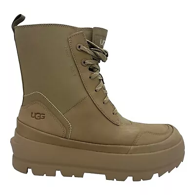 Ugg The Ugg Lug Boot Sand Leather Sheepskin Women's Us Size 8 • $129.99