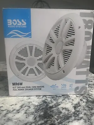 Boss Audio Mr692W 6  X 9  2-Way 350W Marine Full Range Speaker - White - Pair • $35