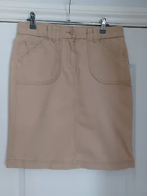 £9.99 • Buy MARKS & SPENCER Ladies Chino Skirt Size 10 (W30 )