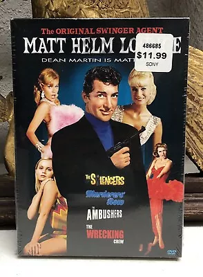 Matt Helm Lounge (Silencers/Wrecking Crew/Ambushers/Murderers Row) (DVD. Sealed. • $48.99