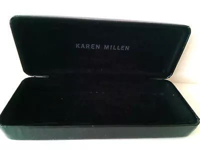 Karen Millen Glasses Case Black Hard • £10