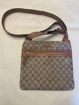 GUCCI GG Pattern Shoulder Bag Star Pattern Shoulder Bag Coated Canvas • $270