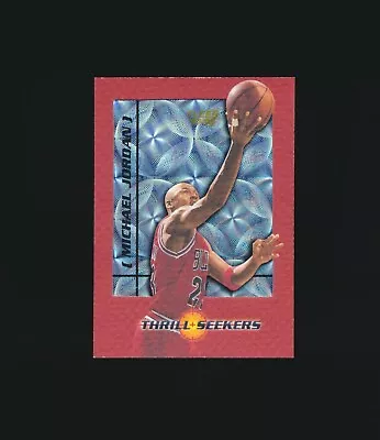 1997-98 Fleer Thrill Seekers Refractor SSP Michael Jordan NM-MT  CHICAGO BULLS • $405