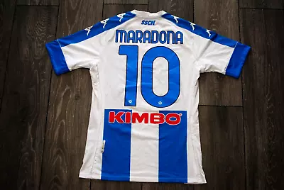 Kappa Ssc Napoli Kombat Pro 2021 Shirt Competition Argentina Maradona Size S-m • $129.99