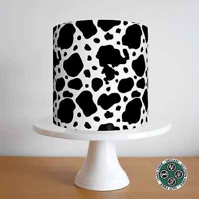 Cow Animal Cake Topper Border Strip Pattern Wrap Party Deco Edible Birthday • £6.49