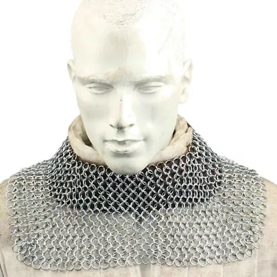 Chainmail Bishop’s Mantle Collar Medieval Knight MS Armor Renaissance Fair LARP • $69.87