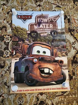 Disney Pixar Cars Tow Mater Movie Poster • $20