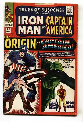 TALES OF SUSPENSE #63--comic Book--1965--Origin--Marvel • £35.68