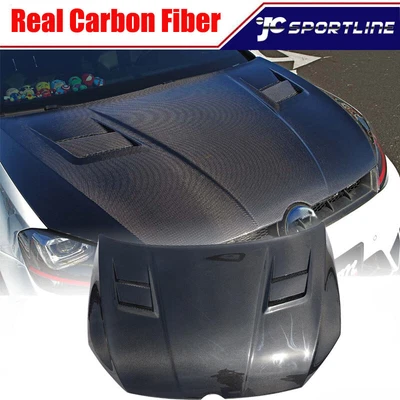 $1424.05 • Buy Carbon Fiber Hood Bonnet Engine Lid Cover For VW Golf 7 VII MK7 /R/GTI 2014-2017