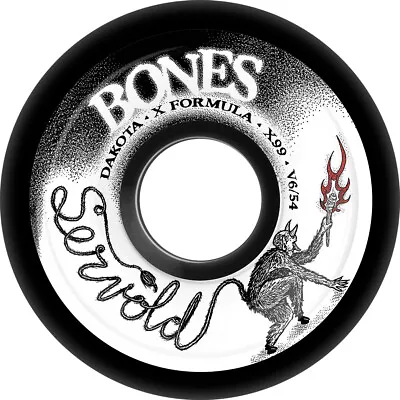 Bones X-Formula Servold Eternal Search V6 Widecut 54mm 99a Wheels - Black (Set) • $41.95