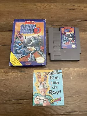 Mega Man 3 (Nintendo NES 1990) AUTHENTIC BOX CART & INSERT ONLY! • $123.96