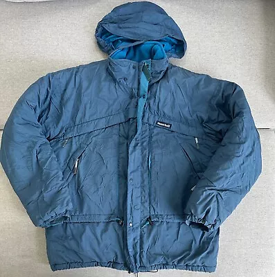 Vintage Montbell Large Down Puffer Jacket Blue Goose Outdoors Cargo • $89.99