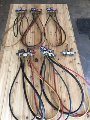 $265 • Buy HVAC Refrigerant Guages And Hose Lot See Pics & Description