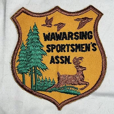 Wawarsing Sportsmens Association Patch Vintage Hunting Conservation Embroidered • $13.99