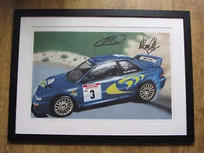 Signed And Framed Colin McRae And Nicky Grist Print. • £599.99