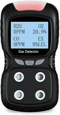 Portable 4 Gas Detector 4 In 1 Multi Gas Monitor Tester，H2SO2CO And EX Rechar • $58