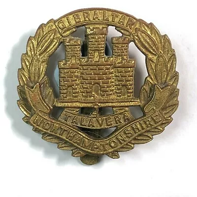 WW1 Northamptonshire Regiment Cap Badge India Pattern Bihari Bros Aligarh  • $81.08