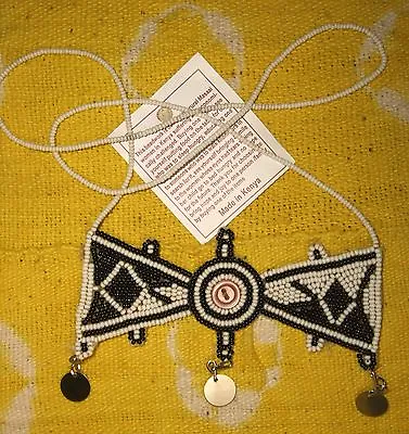 African Maasai Good Luck Necklace Masai Massai Fair Trade Jnmg114 • $23.97