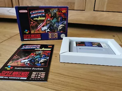 £43 • Buy Captain America SNES Super Nintendo VGC Rare Collectors 