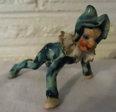 CUTE Vintage OCCUPIED JAPAN Crawling ELF Pixie Ceramic Figurine • $9.99