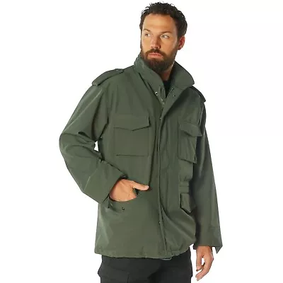 Mens Soft Shell Tactical Jacket M-65 Waterproof M65 Coat Rothco • £100.36