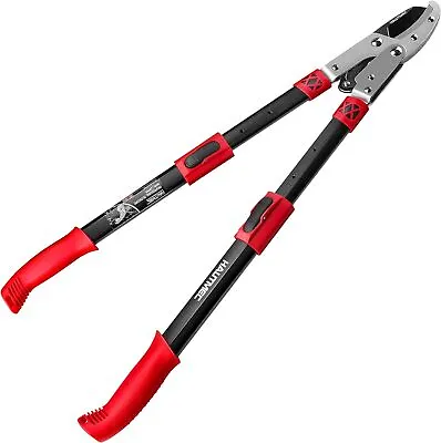 HAUTMEC Extendable 27-37'' Anvil Loppers With Compound Action System 2 Inch Cut • £56.99