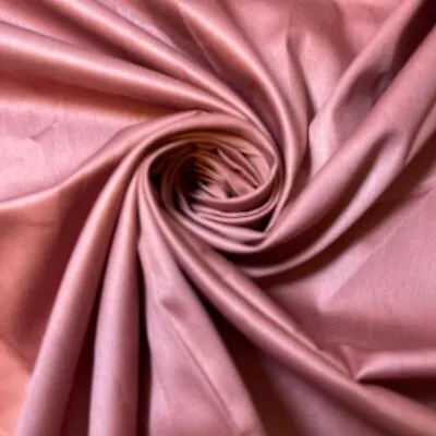 100% Cotton Sateen Material Curtain Lining Dress Craft Quilting Fabric 44  Meter • £8.61