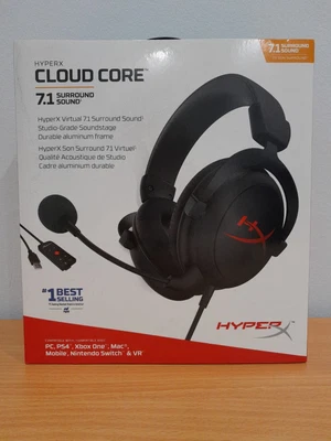 $75 • Buy HyperX Cloud Core Virtual 7.1 Surround Corded Gaming Headset & Mic - 4P4F2AA