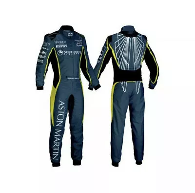 Go Kart Racing Suit Cik/fia Level 2 F1 Aston Martin Suit With Free Shipping • $144