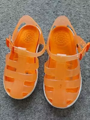 Unisex Orange *igor* Jelly/plastic Sandals Toddler/kids Size 8  Eur 26 • £5.99
