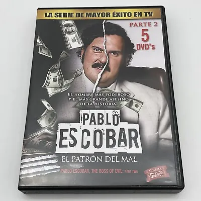 Pablo Escobar: El Patron Del Mal PARTE 2 DVD 5-Disc Set • $32.99