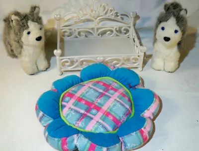 American Girl Doll Pet Puppy Dog Husky Bed Pillow Toy Lot • $20