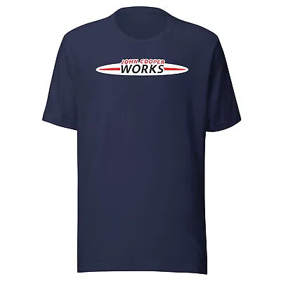 Mini John Cooper Works Logo Emblem Car Moto Unisex T-Shirt S-5XL • $19.99