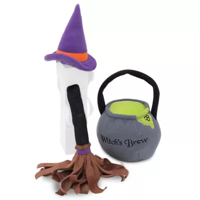 Zippy Paws Plush Squeaker Dog Toy - Halloween Costume Kit - Witch • £16.66