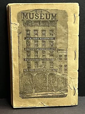 Antique Scarce Victorian Medical Book The New York Museum Of Anatomy 1870s • $125