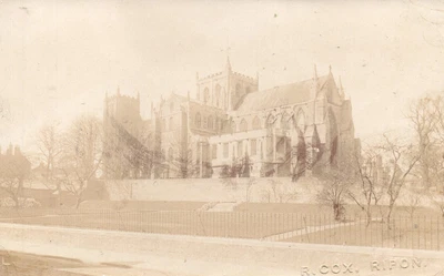 £3.55 • Buy Vintage Real Photographic Postcard.ripon Cathedral.north Yorkshire.