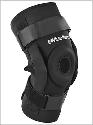 Mueller 3-in-1 Pro Level Hinged Knee Brace Deluxe Black Small • $45