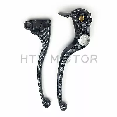 For KAWASAKI NINJA 636 ZX6R Black Brake & Clutch Aluminum Levers 2005 2006 Carbo • $18.67