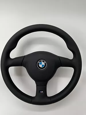 Bmw M Tech 2 Steering Wheel M-technik 2 Full Grain Leather M5 M3 E36 E34 2226741 • $784.49