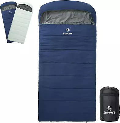 0 Degree Sleeping Bags For Adults Cotton XXL Sleeping Bag Cold Weather Camping  • $85.81