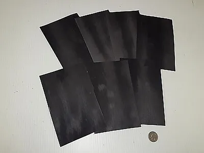 1 Lot Of 7pcs Dyed Black Raw Veneer Shorts Lot #111 • $15.49