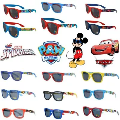 Licensed Sunglasses Boys PAW Patrol Spiderman CarsMickey UV400 Kids Xmas Gift • £7.49