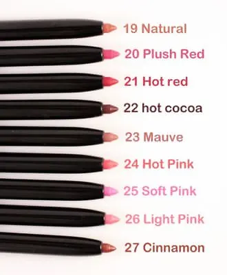 12 PCS NABI Retractable Waterproof Lip Liners Pencils AP19 - AP27 • $15